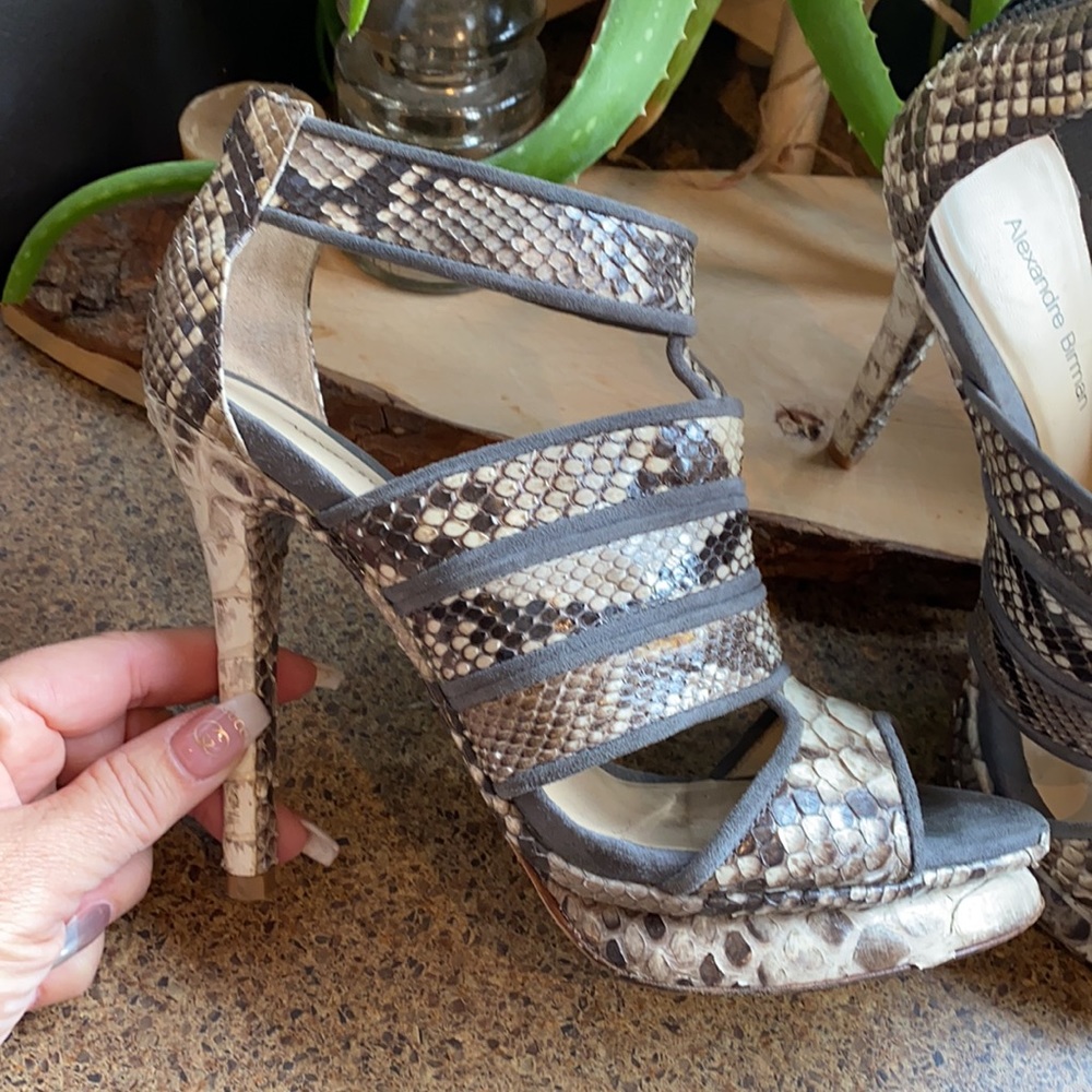 Alexandre Birman Python Heels - Picture 2 of 12